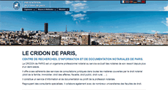 Desktop Screenshot of cridon-paris.fr